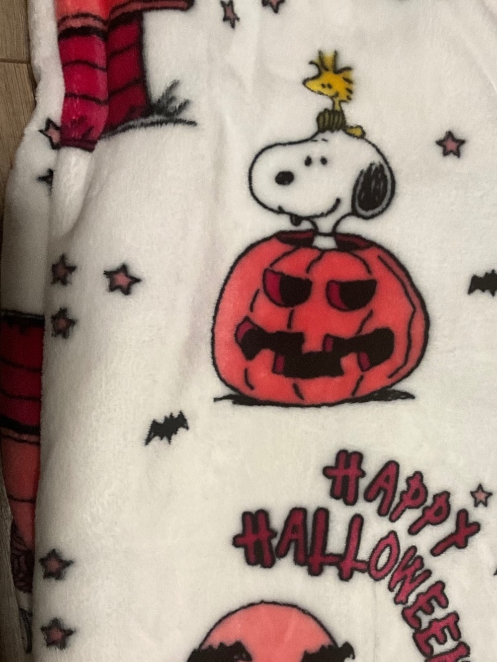 Berkshire PEANUTS SNOOPY Halloween Plush Banket Throw NEW